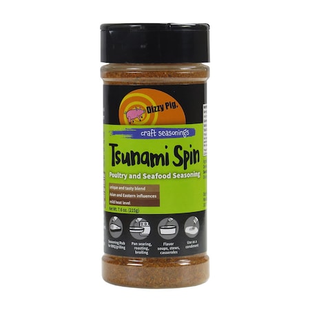 Dizzy Pig Dizzy Pig Tsunami Spin Poultry and Seafood BBQ Rub 7.6 oz DP-TS-8